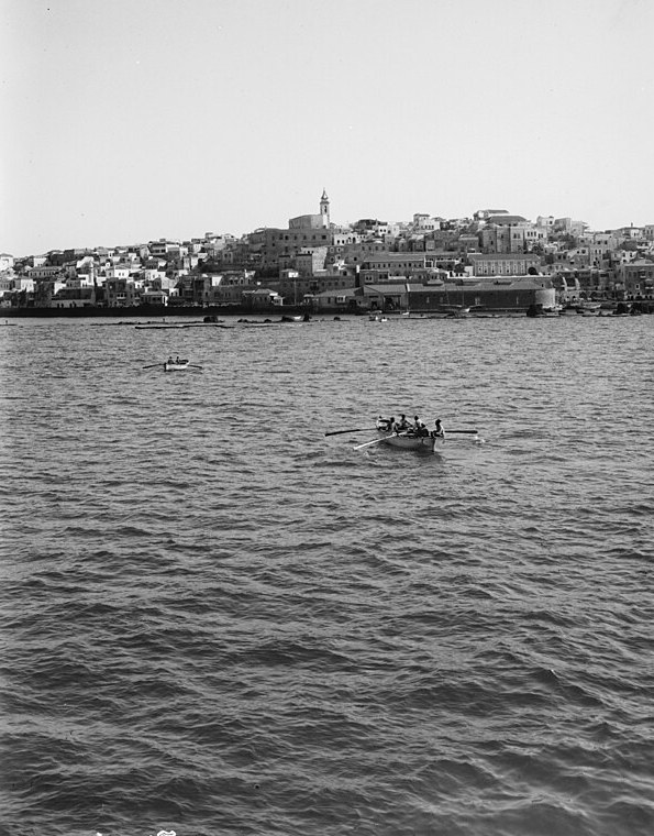 يافا من البحر — صورة تاريخية